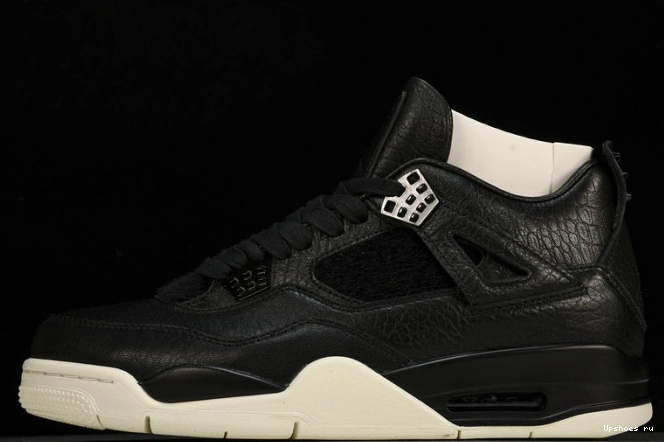 Retro Jordan 4 Hair 819139-010 Black Pony  0906